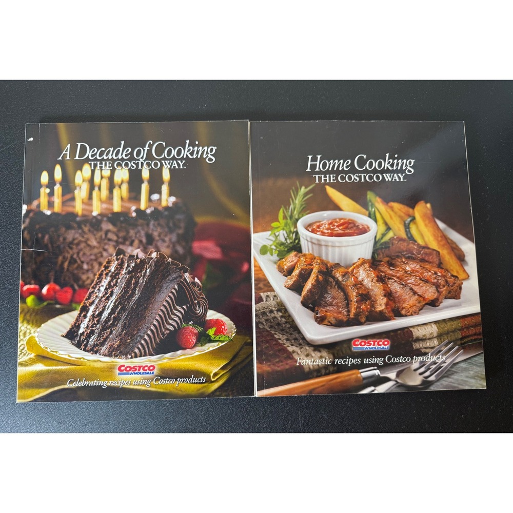 Costco Way Cookbook Lot A Decade of‎ Cooking & Home Cooking Recipe Books Set